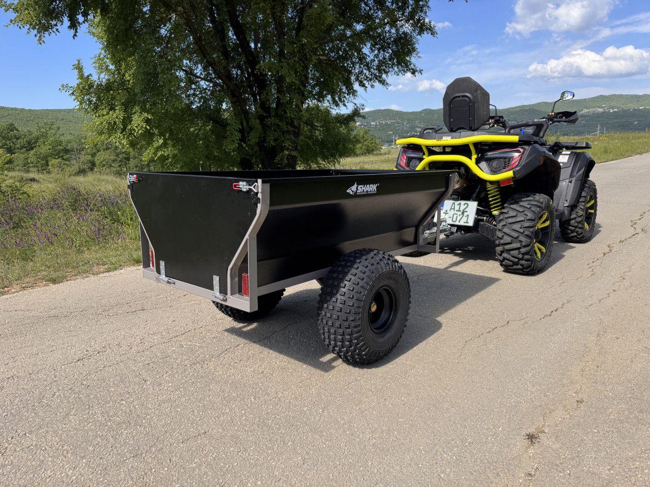 PRIKOLICA ZA QUAD ATV SHARK WOOD 550 (550kg) — slika 3 od 17