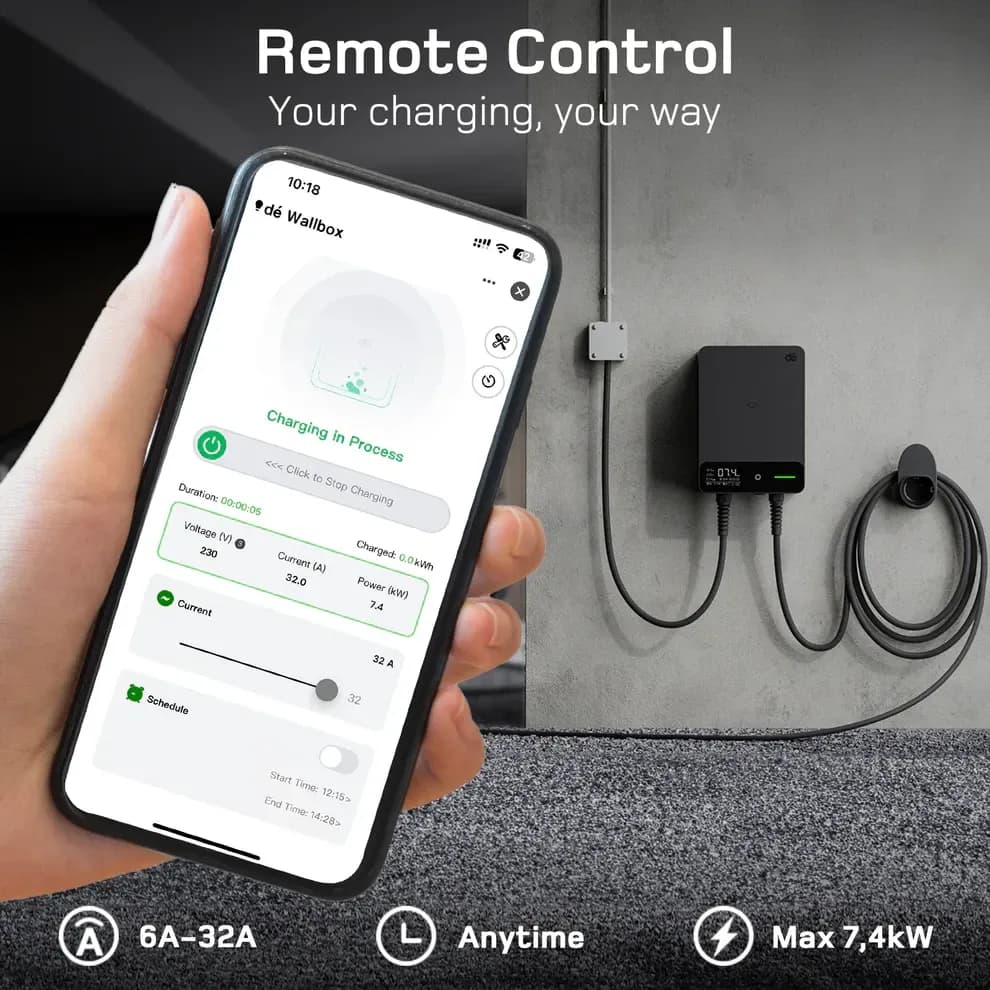 Wallbox zidna punionica za punjenje električnih vozila - 7kW — slika 3 od 4