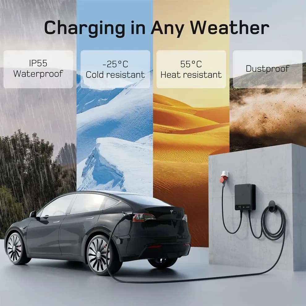 Wallbox zidna trofazna punionica za električna vozila - 11kW — slika 3 od 6