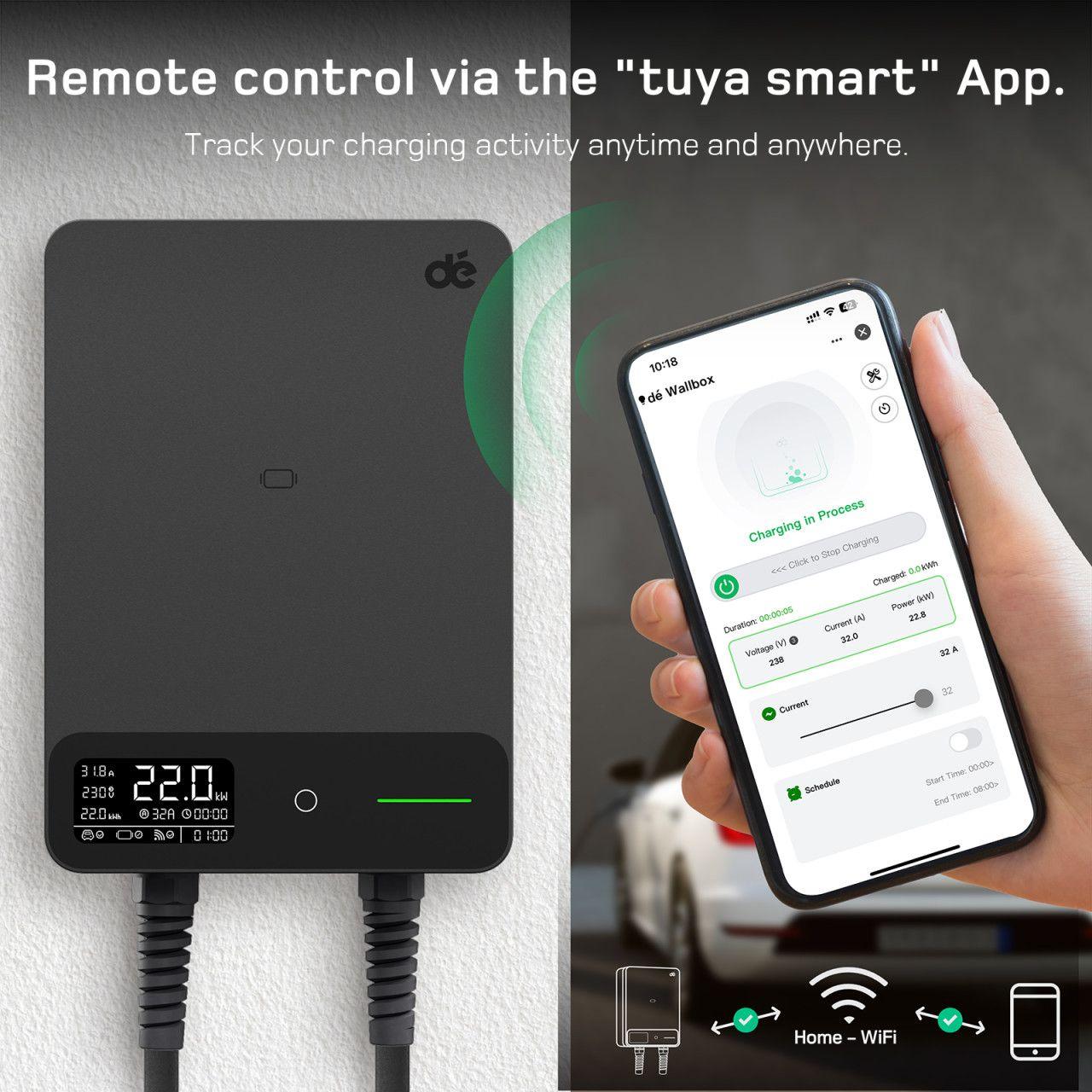 Wallbox zidna trofazna punionica za električna vozila - 22kW — slika 4 od 7