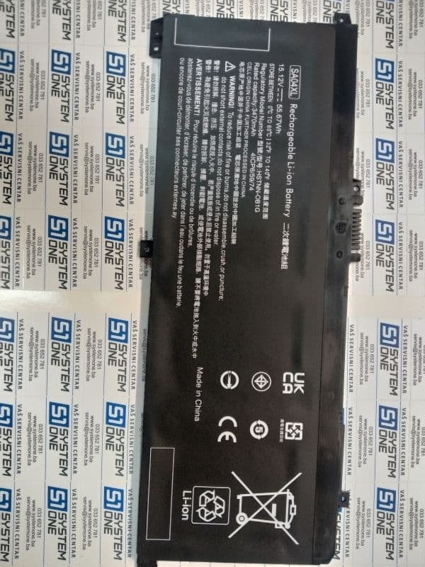 HP Baterija laptopa SA04XL Baterije laptop Envy — slika 2 od 2