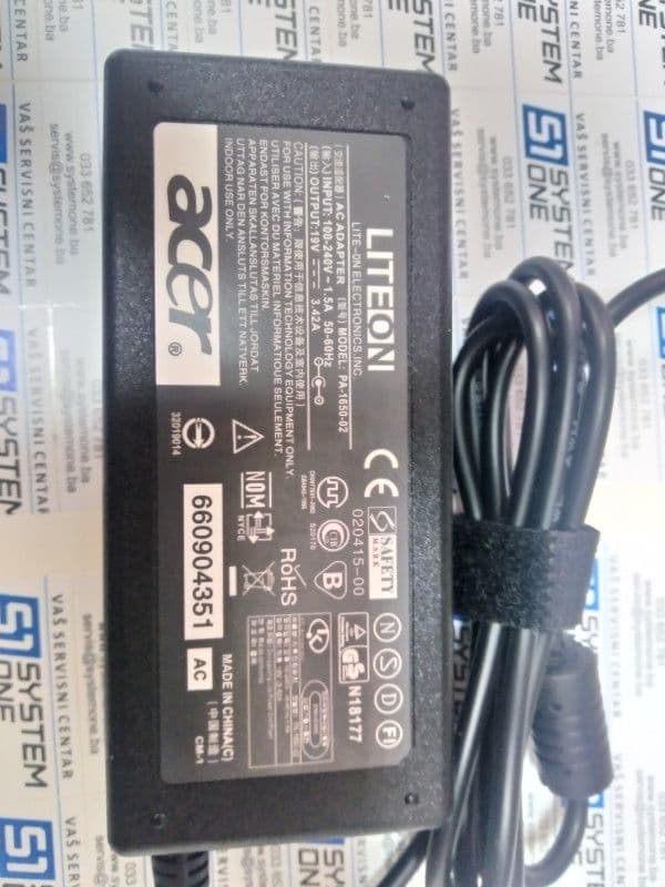 Adapter Acer Aspire 5735 5315 5920 5535 5738 7520 6920 — slika 2 od 3