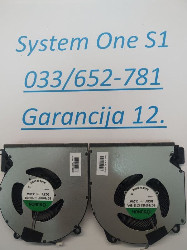 HP ventilator Victus 16  Laptop fan — slika 1 od 2
