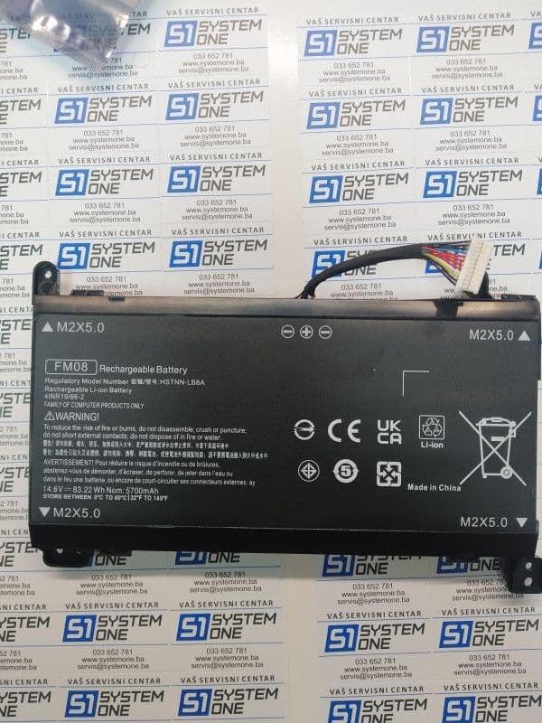 FM08 12 Pin omen hp baterija laptop — slika 3 od 3