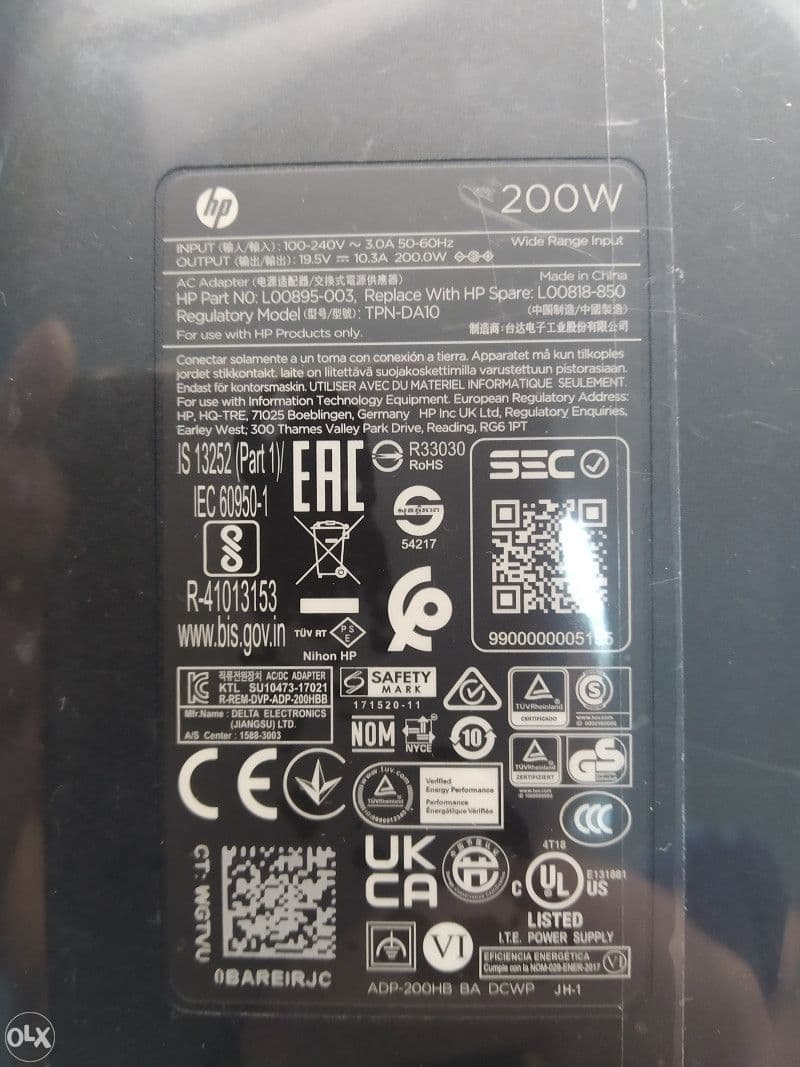 HP adapter 200 watti punjac Laptop — slika 3 od 3