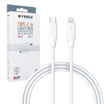 SYROX USB Type-C - Lightning Kabel 3.0A 20W PD — slika 1 od 1