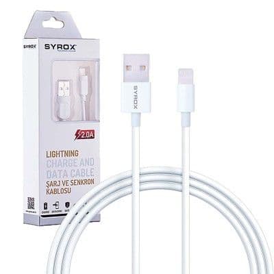 SYROX USB Kabal za iPhone USB A -2.0 A | 1.0 m — slika 1 od 1