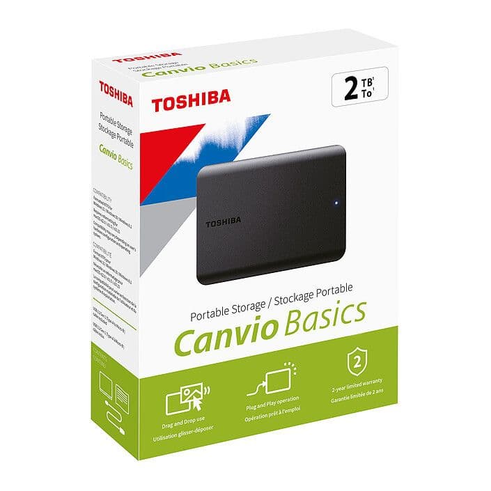 TOSHIBA CANVIO BASIC Externi HDD 2TB — slika 1 od 1
