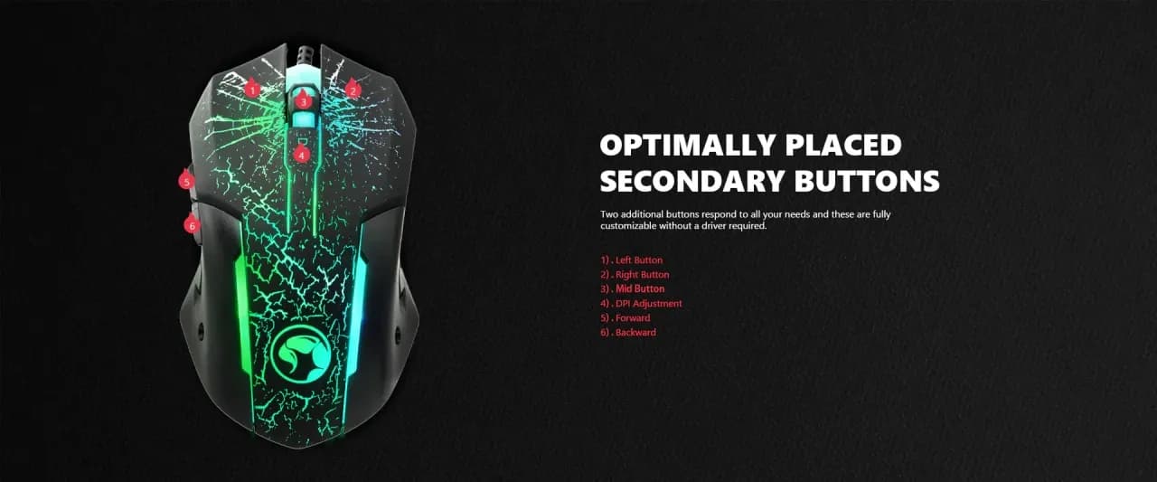 Mis gaming mouse Scorpion M207 — slika 2 od 2