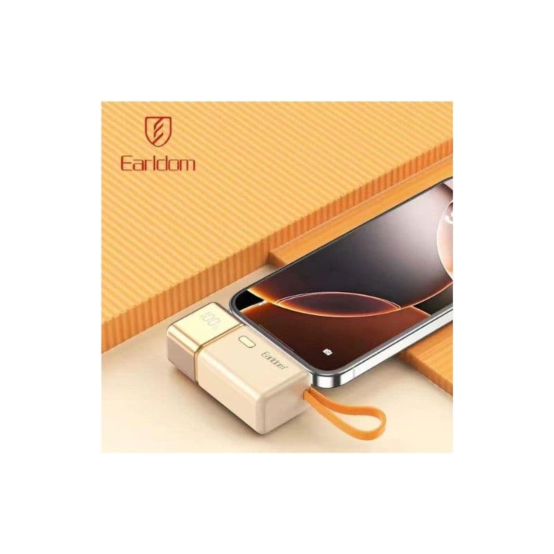 Earldom Mini Power bank 2u1 Gold bar 5000mAh PD47/22.5W — slika 2 od 2