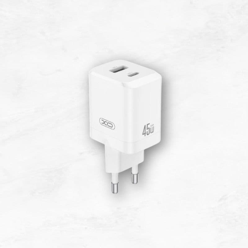 CE36 EU 45W GAN brzi punjac 1 USB C 45W i 1 USB A 18W XO — slika 1 od 1