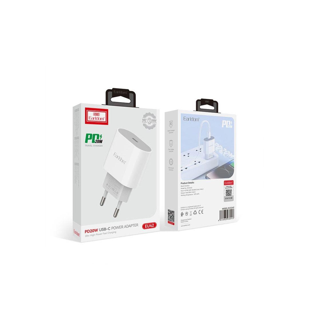 KUCNI PUNJAC ES-EU42 20W PD TIP-C NA LIGTNING — slika 3 od 3