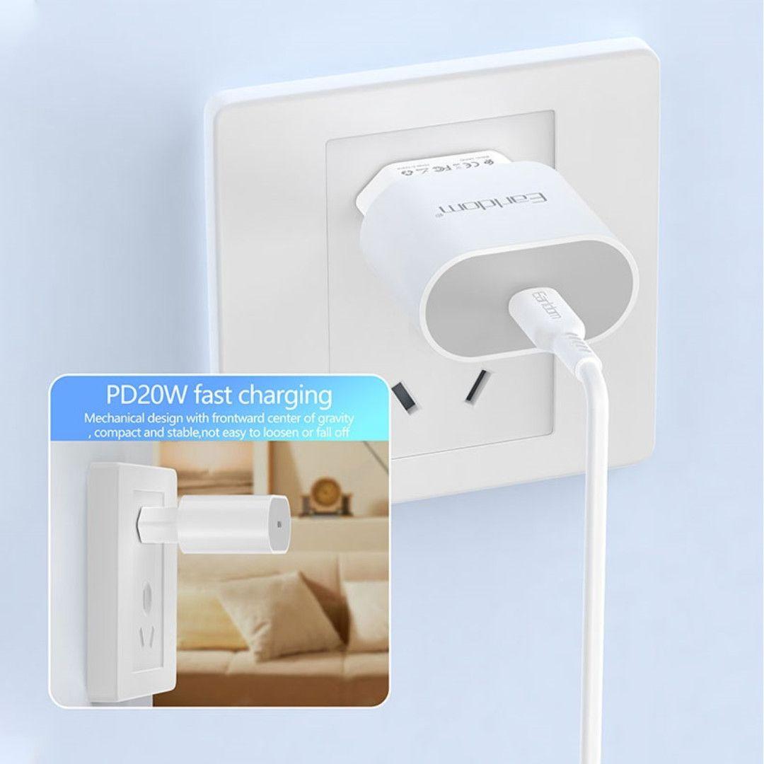 KUCNI PUNJAC ES-EU42 20W PD TIP-C NA LIGTNING — slika 2 od 3