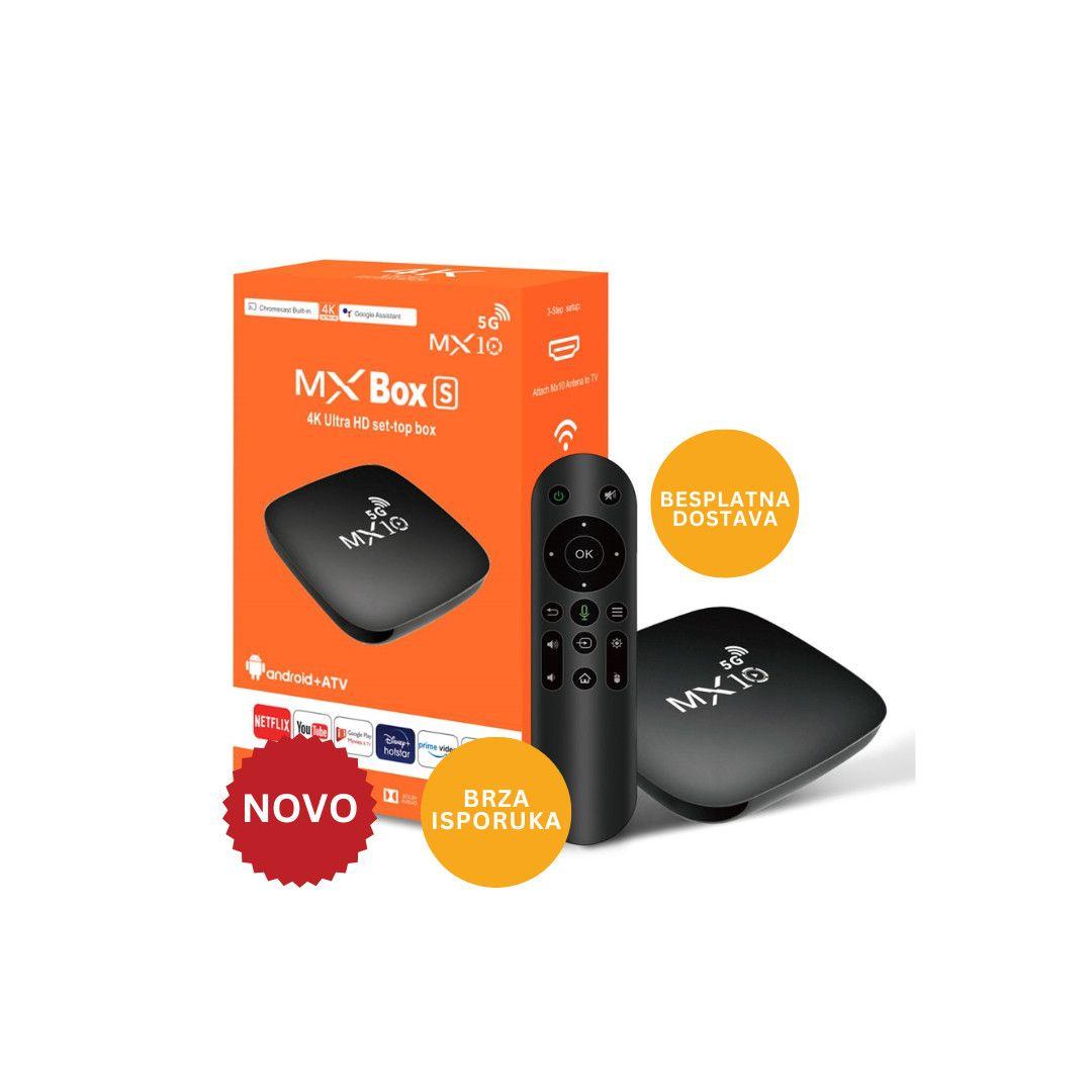 MX10 5G 1/8GB ANDROID 13+ATV 2.4G/5G+BT4.1 — slika 1 od 1