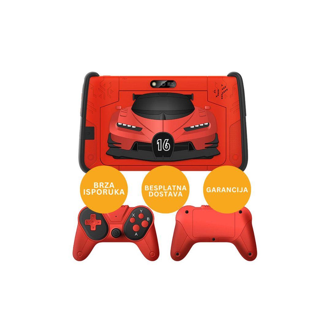 PRITOM TABLET PC KIDS K7 PRO 7INCH 4+4 EXPAND/64GB 2 JOYSTICK RED — slika 1 od 1