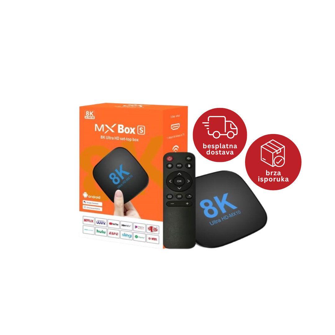 MX10 8K 2/16GB ANDROID 13 2.4G/5G KODI 18 — slika 1 od 1
