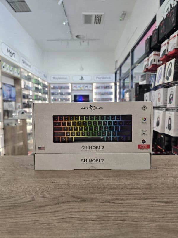 White Shark Shinobi 2 US Red switch gaming mehanicka tastatura — slika 1 od 1