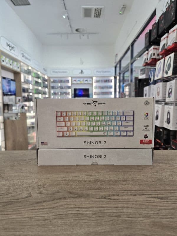 White Shark Shinobi 2 US Red switch gaming mehanicka tastatura — slika 2 od 2