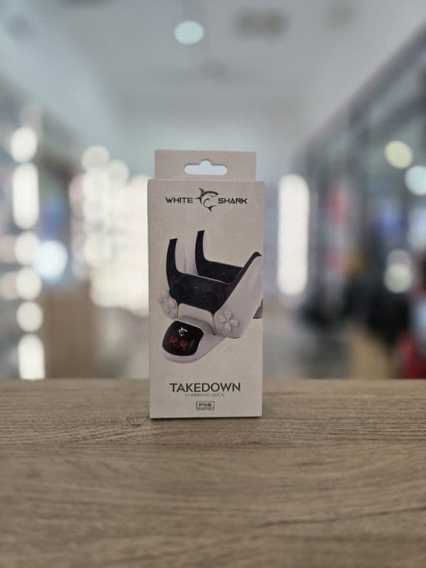 Charging dock za PS5 Dualsense White Shark Takedown — slika 2 od 2