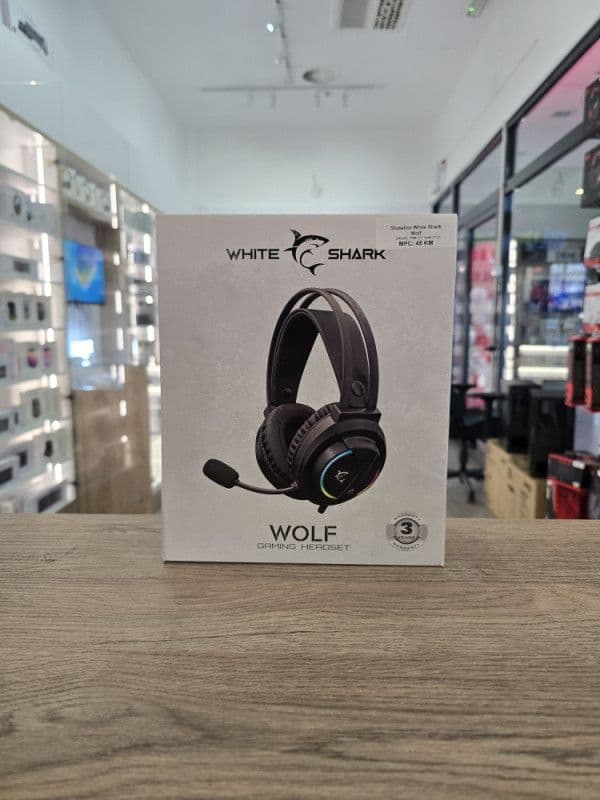 Gaming Slusalice White Shark Wolf Headset sa mikrofonom — slika 3 od 4