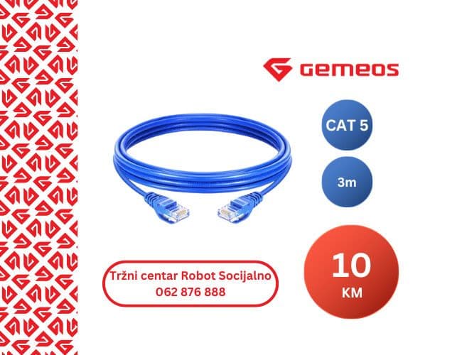 Mrezni Ethernet Lan UTP kabal CAT5 CAT 5 3m — slika 1 od 1