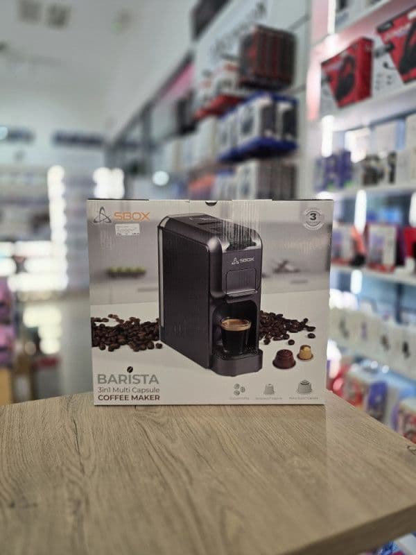 Aparat za kafu SBOX Barista 3u1 Kafa, Dolce Gusto, Nespresso — slika 1 od 1