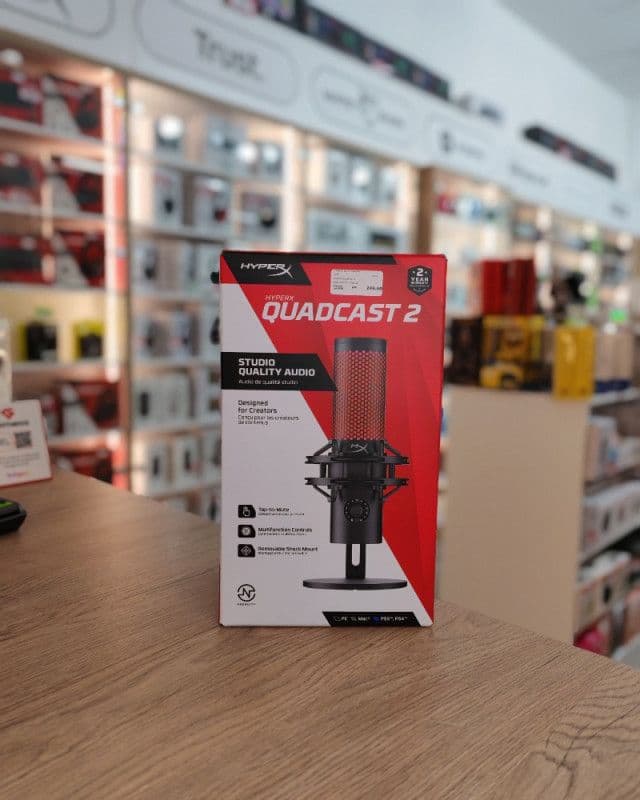 HyperX QuadCast 2 Gaming streaming mikrofon — slika 1 od 2