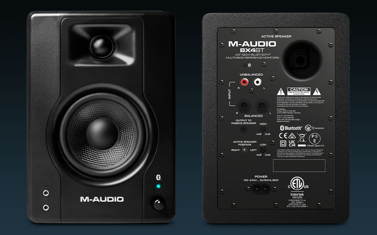 M-AUDIO BX4 BT 4,5" studio monitor — slika 2 od 3