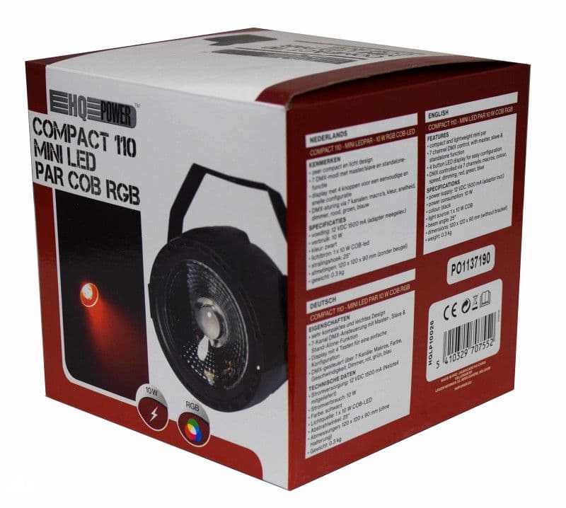 LED PAR-10COB Karma LED RGB reflektor 10W — slika 4 od 4