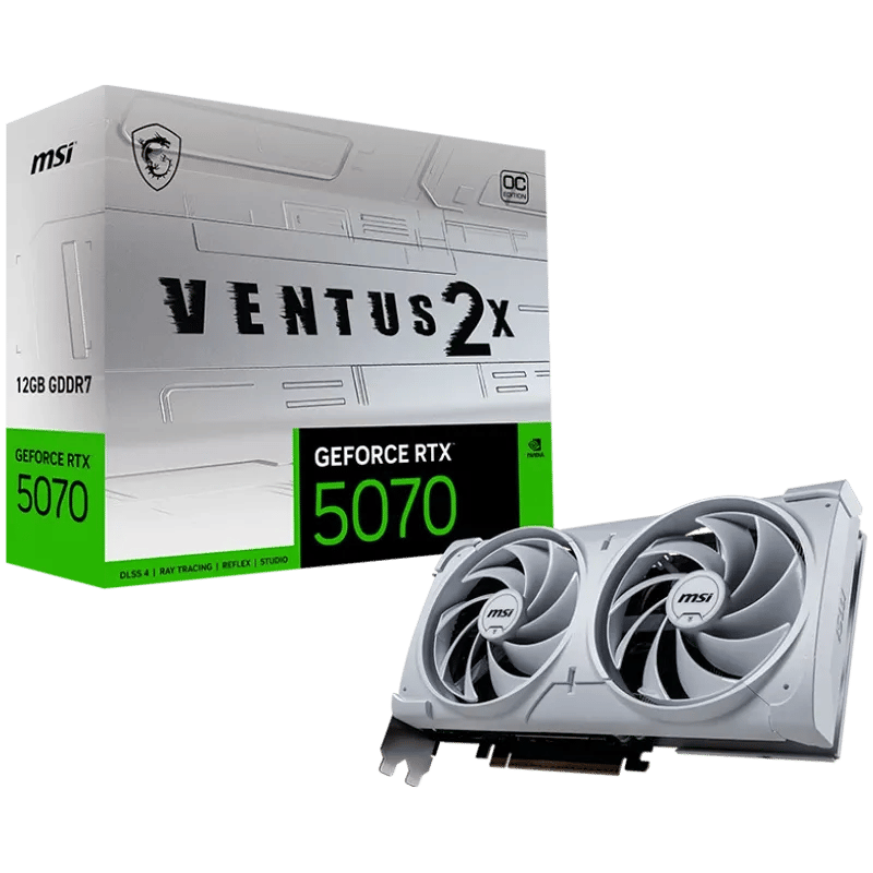 MSI RTX 5070 VENTUS 12G 2X OC WHITE GDDR7 — slika 1 od 1