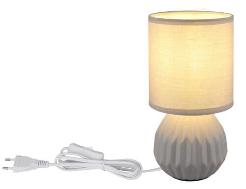 Lampa siva stolna 1xE14 — slika 4 od 4