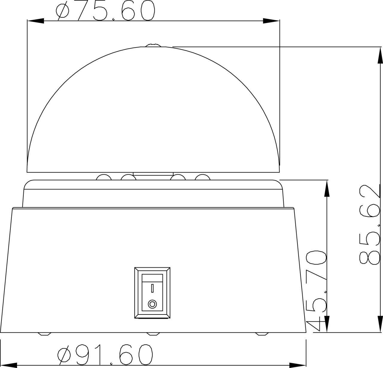 Stolna lampa disco 6xLED — slika 3 od 4