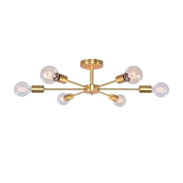 Luster zlatni    6xe27 — slika 1 od 1