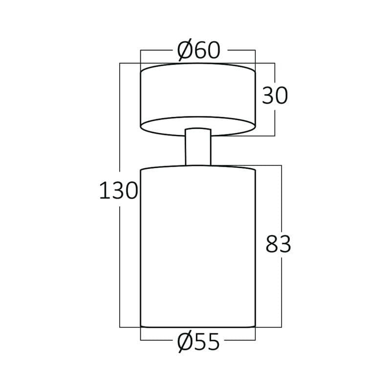 Spot lampa 1x GU10 bijela — slika 6 od 6