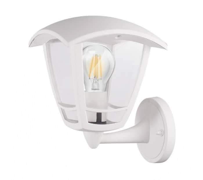 Lampa fenjer  E27-IP44 zaštita  vanjska bijeli dekorativni — slika 1 od 4
