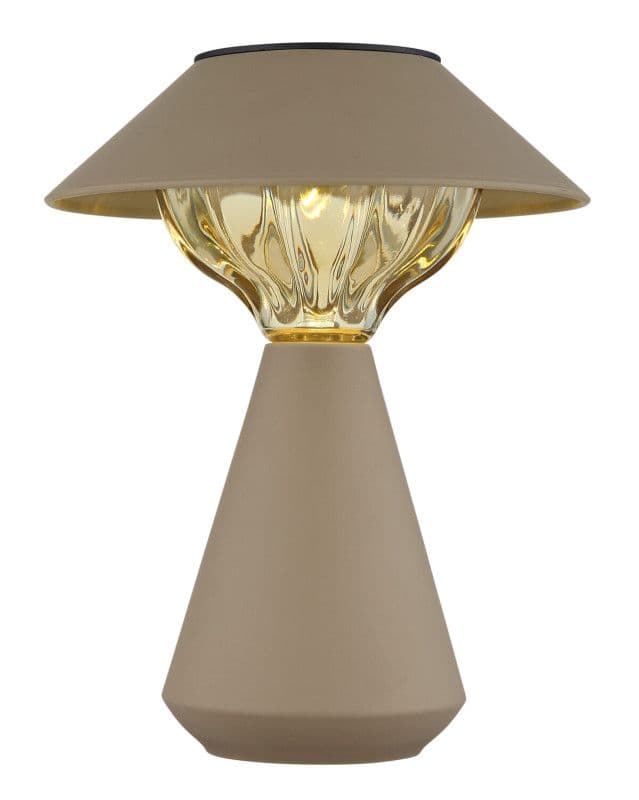Solarna stolna lampa 10xLED- bež — slika 4 od 10