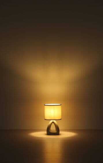 Lampa siva stolna 1xE14 — slika 5 od 7