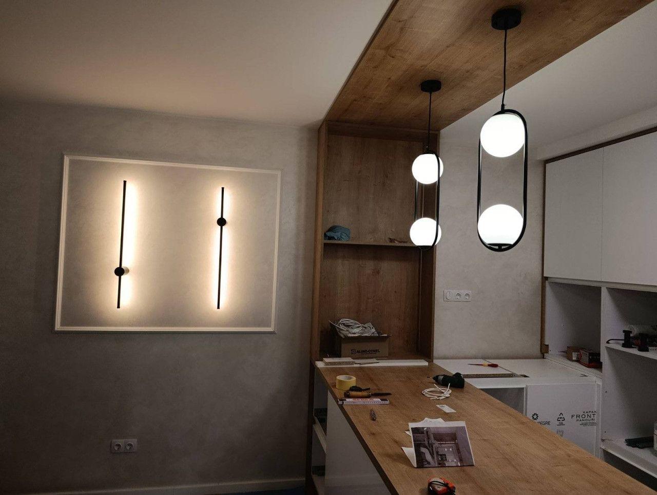 Zidna LED lampa 3000K 16W- crna — slika 7 od 7