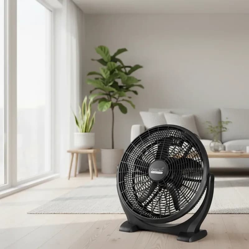 Podni ventilator 50W- crni — slika 3 od 4