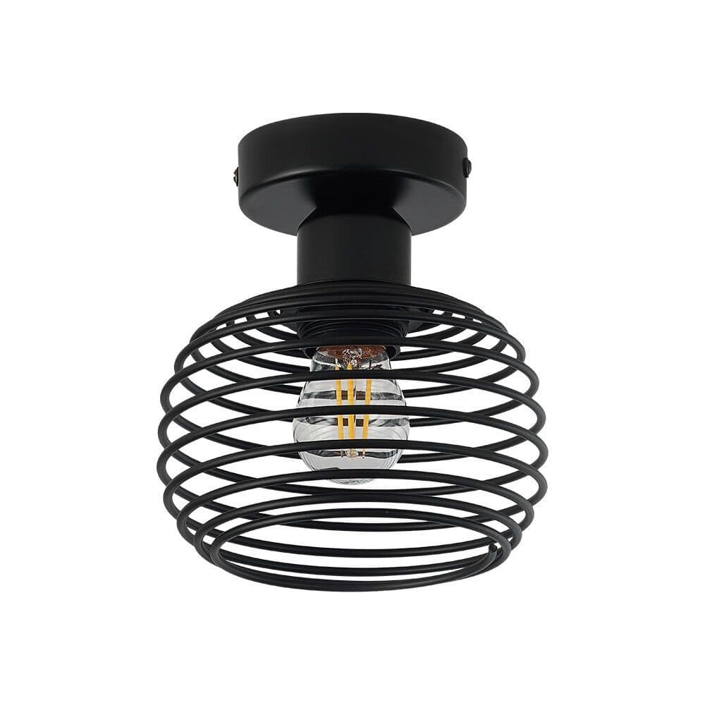 Dekorativni luster 1xE27-crni — slika 3 od 4