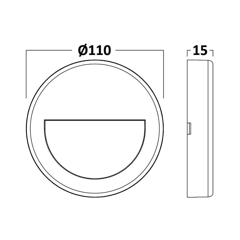 Zidna lampa 3W CCT — slika 6 od 6