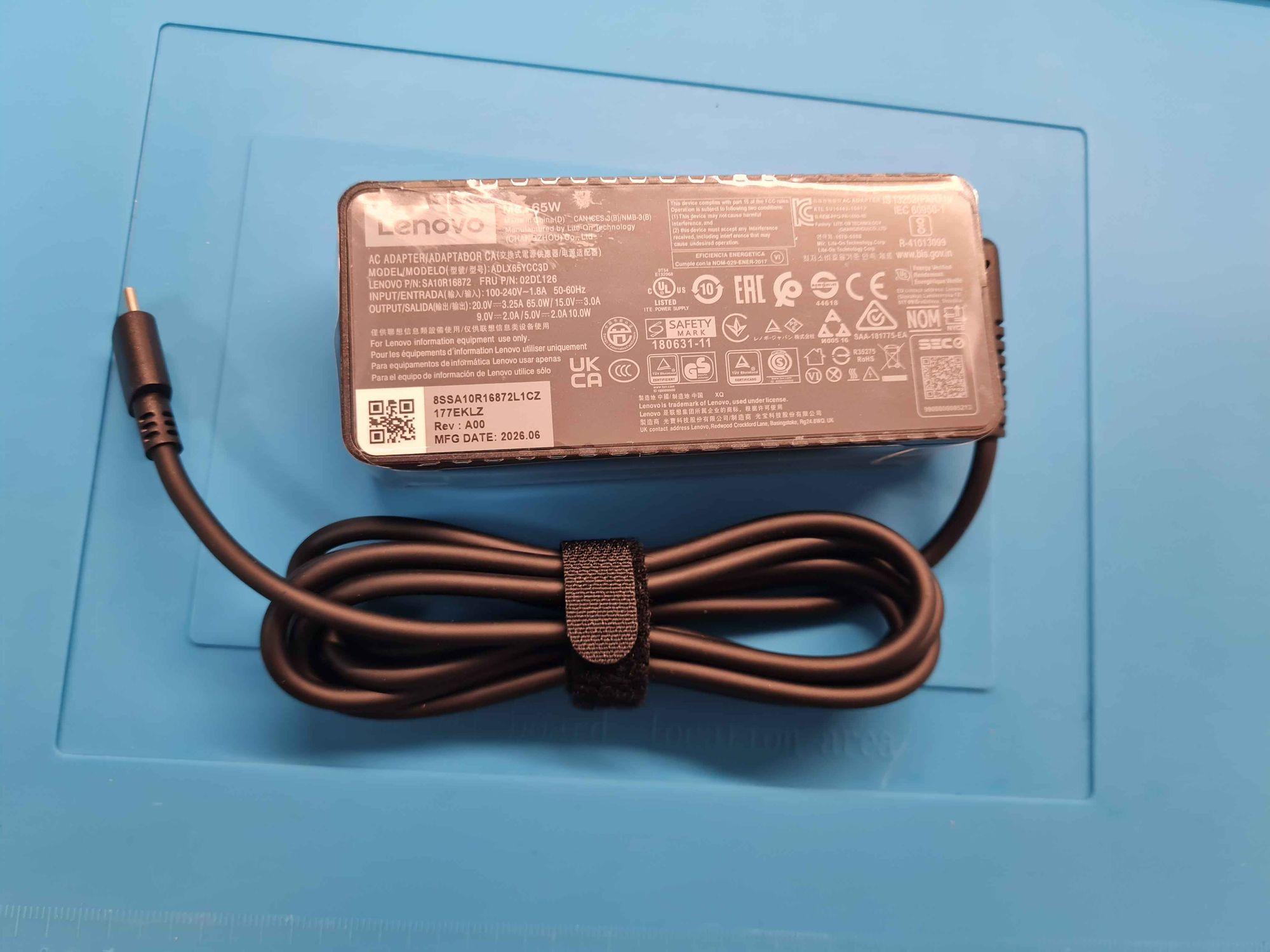 Lenovo 65W Type-C Adapter — slika 1 od 1