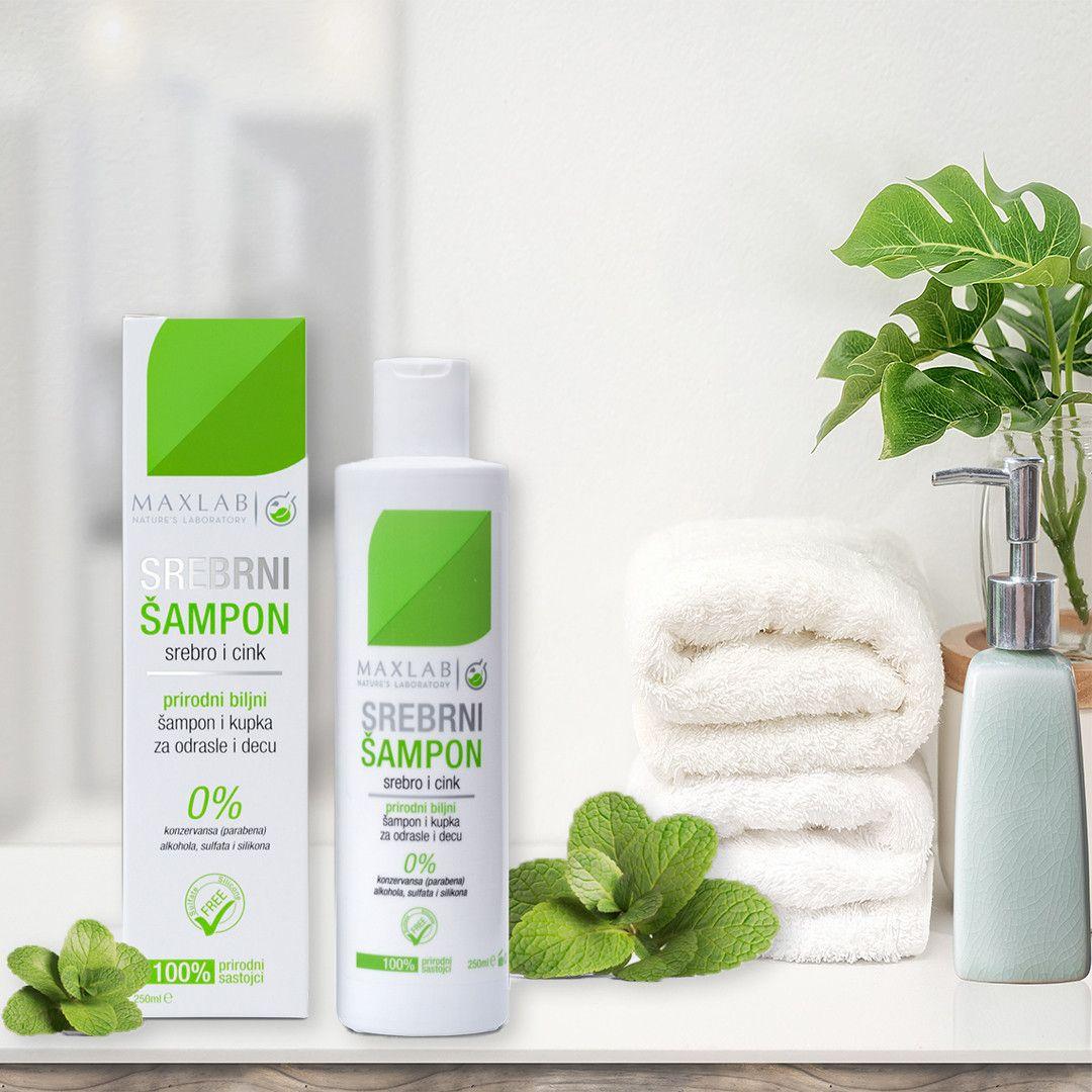 ŠAMPON PRIRODNI -SA SREBROM-  *MAXLAB*   30 ppm — slika 3 od 3
