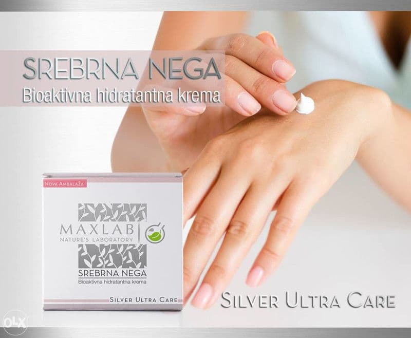 HIDRATANTNA SREBRNA KREMA *MAXLAB*  25ppm — slika 1 od 2