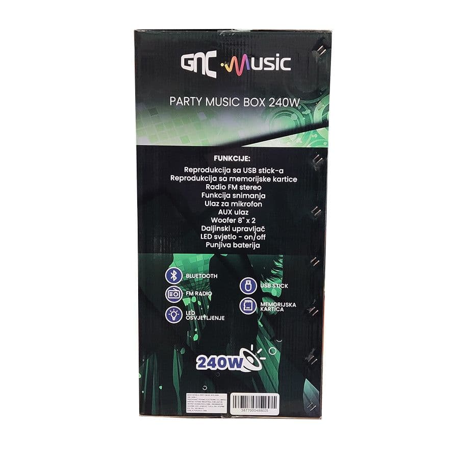 GNC MUSIC BOX PARTY 240W — slika 5 od 6