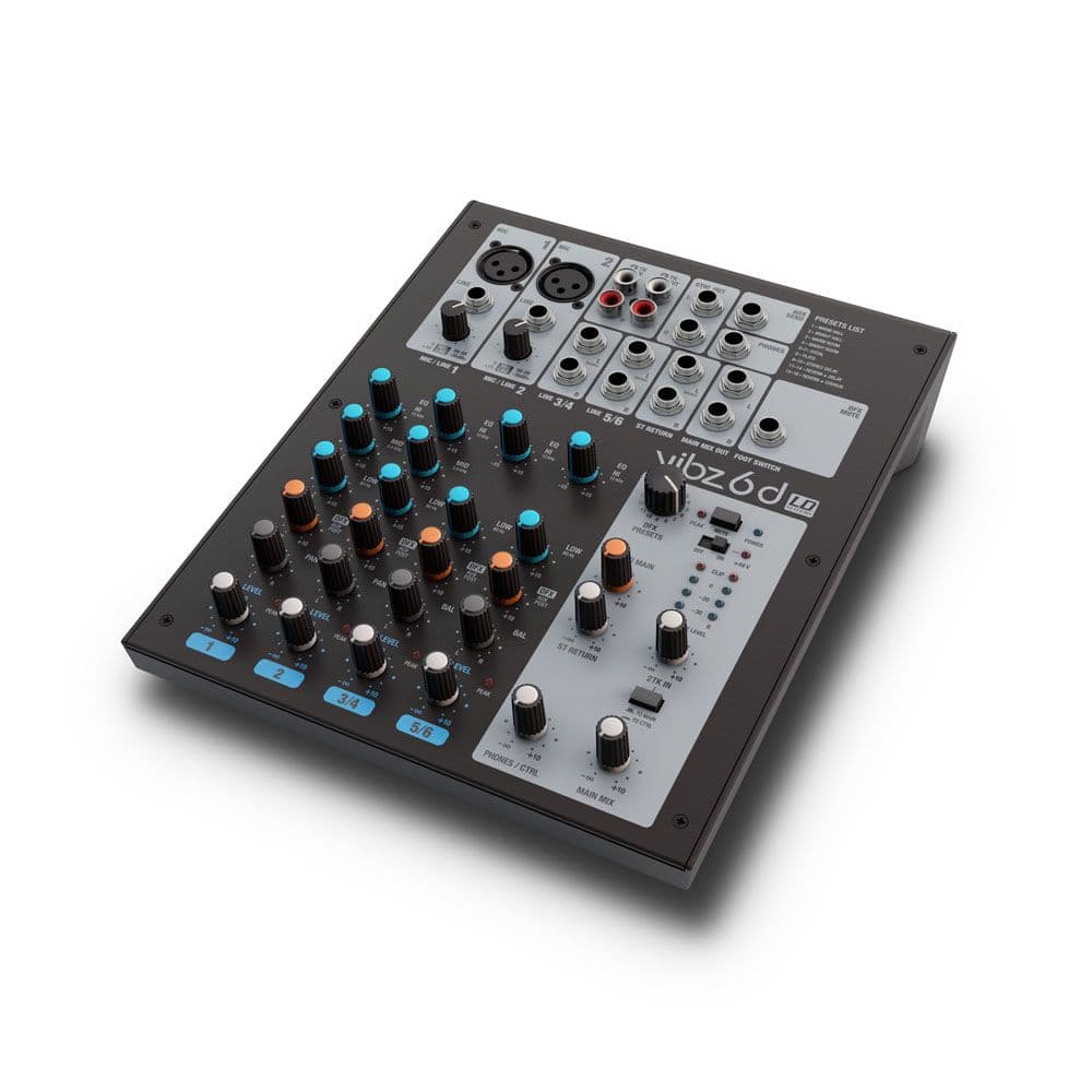 Mini mikseta 6 kanala sa efektom LD System VIBZ6D — slika 1 od 1