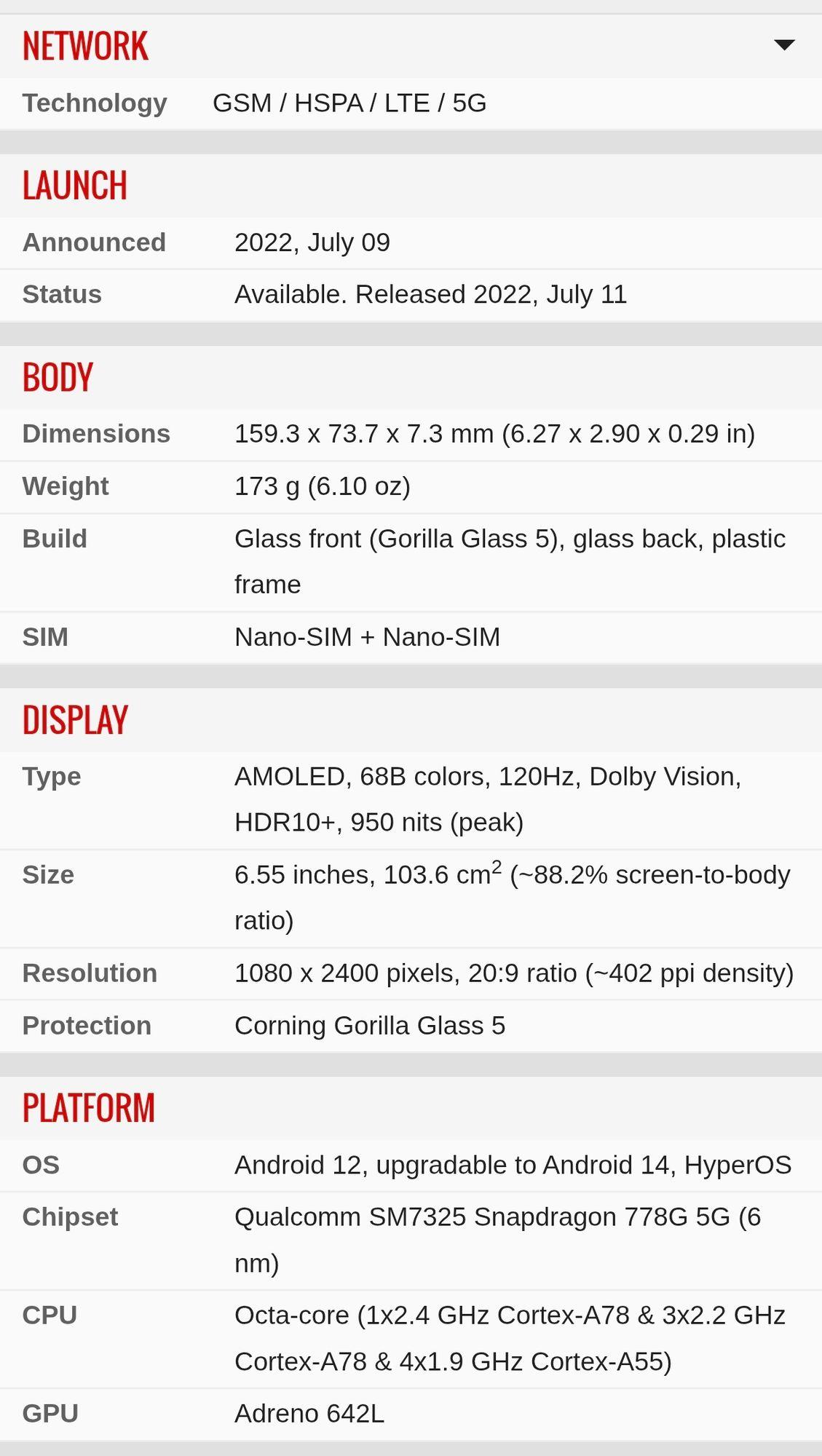 Xiaomi 12 Lite 12/256 — slika 2 od 4