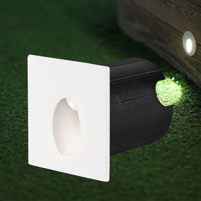 Zidna lampa kvadratna 2w 3000K IP65 — slika 2 od 3