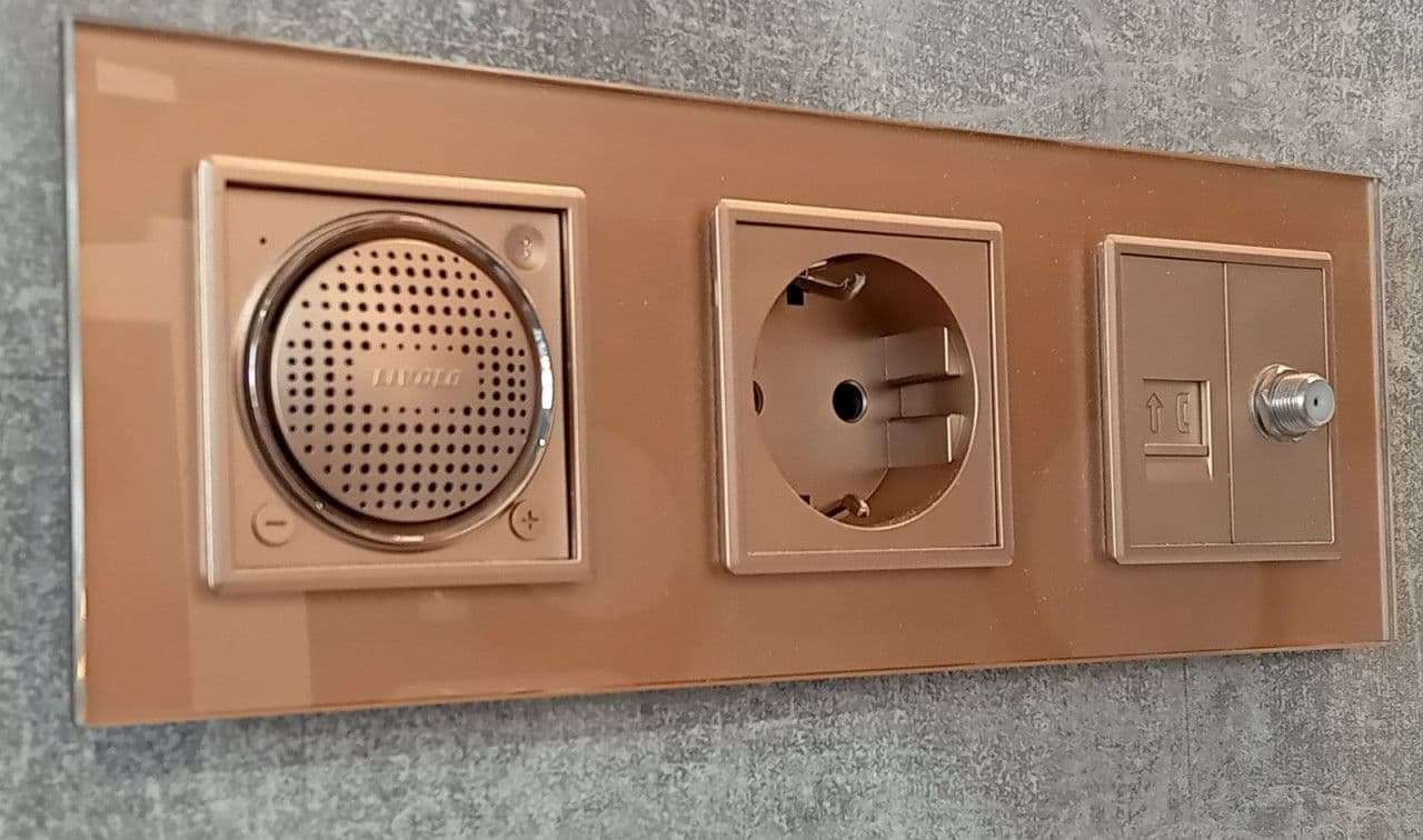 LIVOLO utičnica/zvučnik/port za telefon — slika 1 od 2