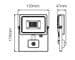 LED reflektor 10W 6400K SMD SAMSUNG IP65 sa senzorom — slika 2 od 2